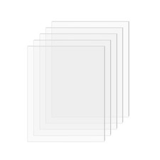 Acrylic Sheet Clear Cast Plexiglass 8  x 10  0.08  Thick 2mm Pack of 5 Tran...
