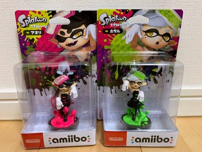 amiibo Squid Sisters Set Callie & Marie Splatoon New Nintendo Switch Japan
