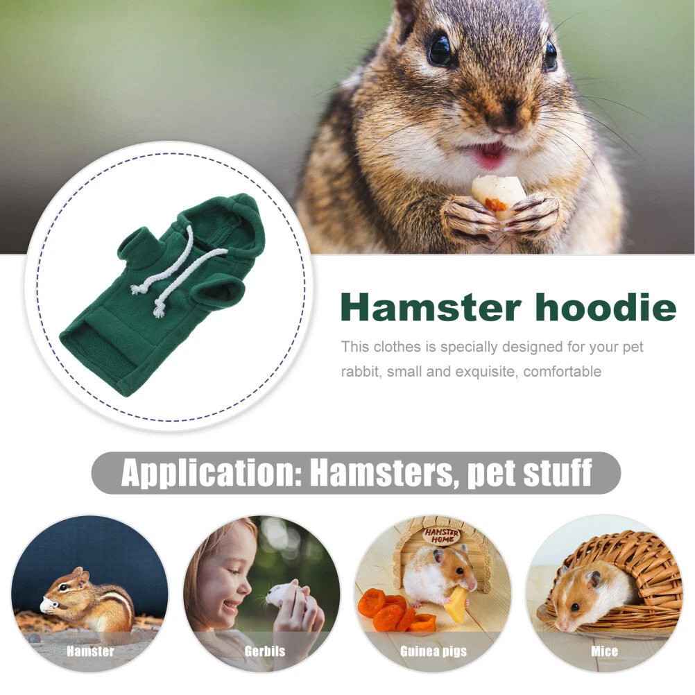 VETEMENTS Squirrel Ferret Maglione per Animali Domestici Abbigliamento per Furetti Felpa con Cappuccio Furetto