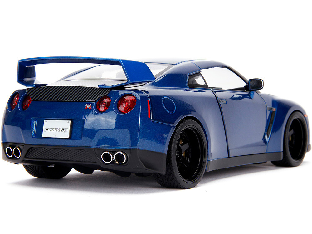 2009 NISSAN GT-R R35 W/LIGHTS & BRIAN FIGURE FAST & FURIOUS 1/18