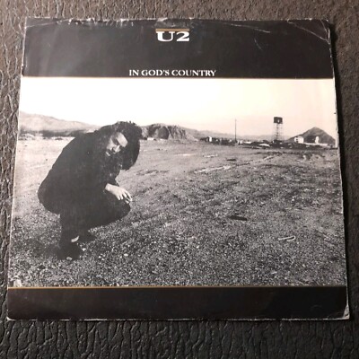 U2 - IN GODS COUNTRY / BULLET THE BLUE SKY / RUNNING TO STAND STILL - 7'' VINYL