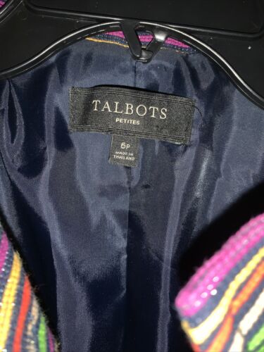 TALBOT'S Rainbow LGBTQ SEXY Lined Suit Skirt & Jacket NWOT Sz 6P 6 Petite ❤️tb48 - Picture 9 of 10