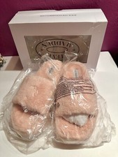 Steve Madden Fabfuzz PINK Fluffy Faux Fur Platform Slippers SIZE 10 NO BOX