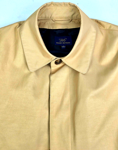 NEW Brooks Brothers Waterproof Trench Coat Removable Wool Liner Button Medium - Picture 5 of 14