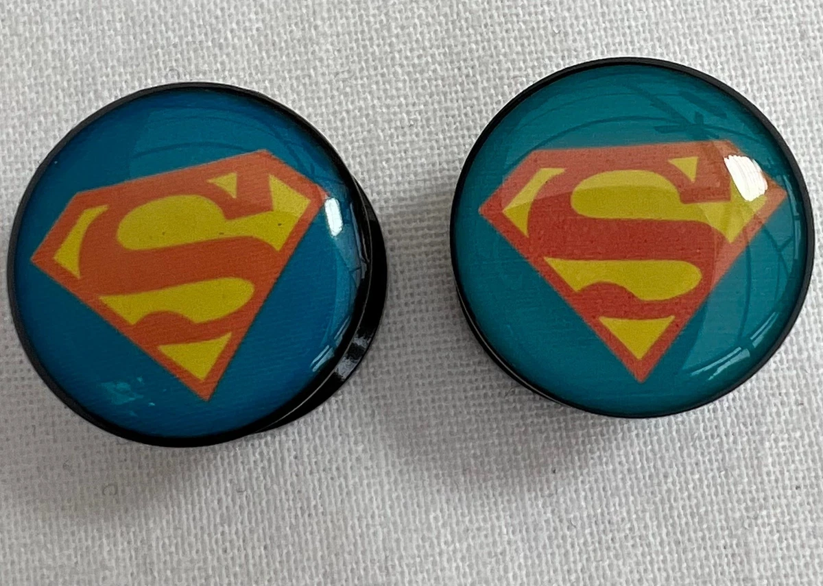 Superman ear gauges sale