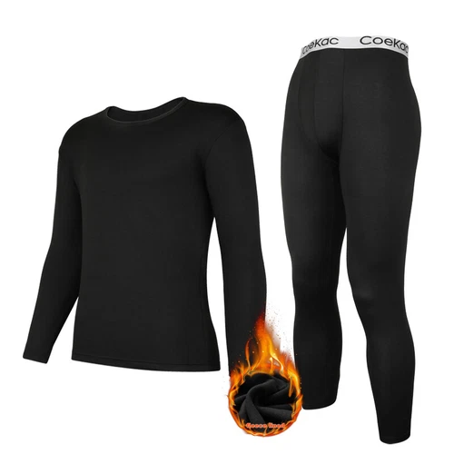 Herren Thermo Long Johns Warme Unterwäsche Top + Hose 2-teiliges Set Basisschicht - Bild 22 von 32