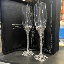 Wedding Champagne Toasting Flute Set 2 Things Remembered Wedding Glasses