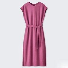 UNIQLO U Tube Short-Sleeve Dress in Purple Size Medium M