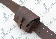 Quality Leather Rifle Cartridge Holder Pouch Belt Ammo 10 shells.Made in Ukraine