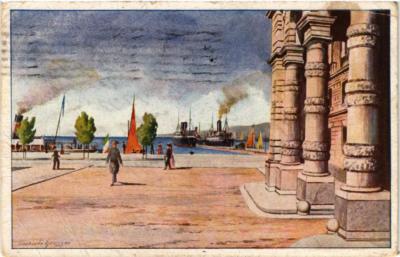 CPA AK TRIESTE Molo Audace ITALIEN (543276)