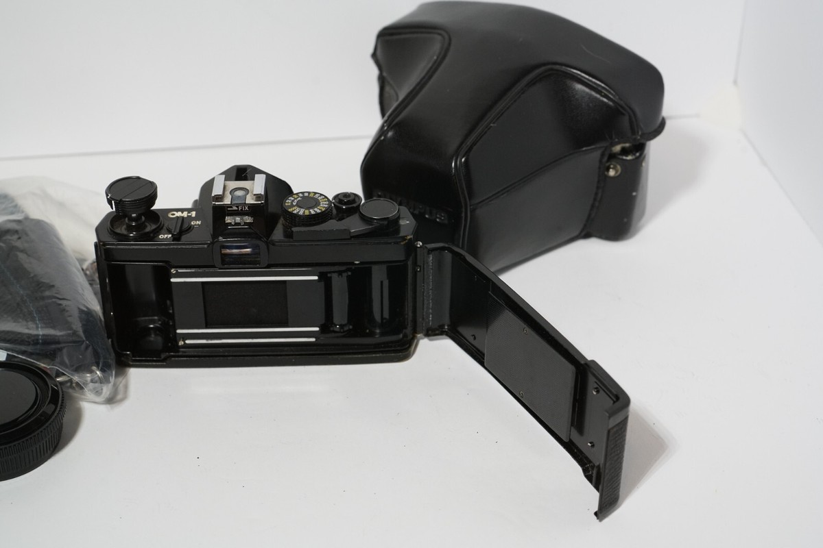 Olympus OM-1 MD SLR Film Camera Body Black OM1 50mm F1.8 F.Zukio