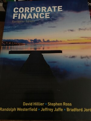 Corporate Finance by Jordan, Bradford D 0077121155 European edition