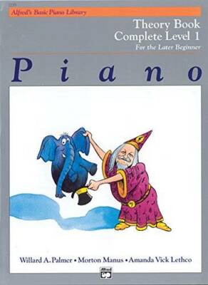 Alfred's Basic Piano Library Theory Complete, Bk 1: For the Later B - GOOD