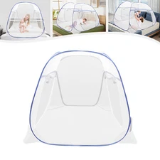Foldable Bed Canopy Net Zipper Single Door Netting Tent Pop-up Mosquito Net Tent