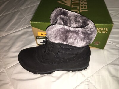 Ultimate Terrain Womens Catamount 8  200g Insulated Winter Boot Size 6 NWT