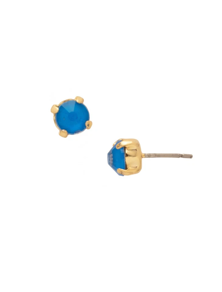 "Pendientes cotidianos de cristal colección amapola azul cristal gota de 0,25"" de Sorrelli" Foto 2 de 4