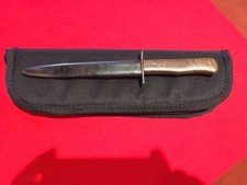 14" X 4" Custom Boot Knife Case padded, zippered Nice fit for WW2 Fighting Knife