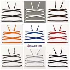 2mm ROUND THIN SHOE LACES TRAINER BOOT BROGUE KIDS NON WAXED PAIR - 35 COLOURS