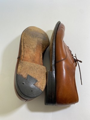Calfskin Plain Toe Bal Shoe