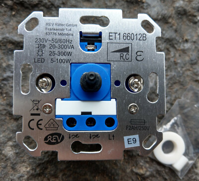Dimmer f. LED / e-Trafo / Glühlampe - Universal für Gira,Jung,Busch-Jäger,Merten