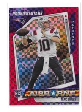 Mac Jones 2021 Panini Rookies & Stars Airborne Red Plaid Prizm RC #AB-20