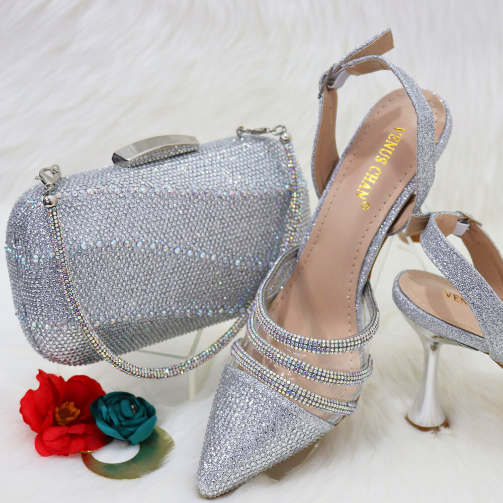 Matching Bag And Shoes For Wedding High Heel Platform Shoe With