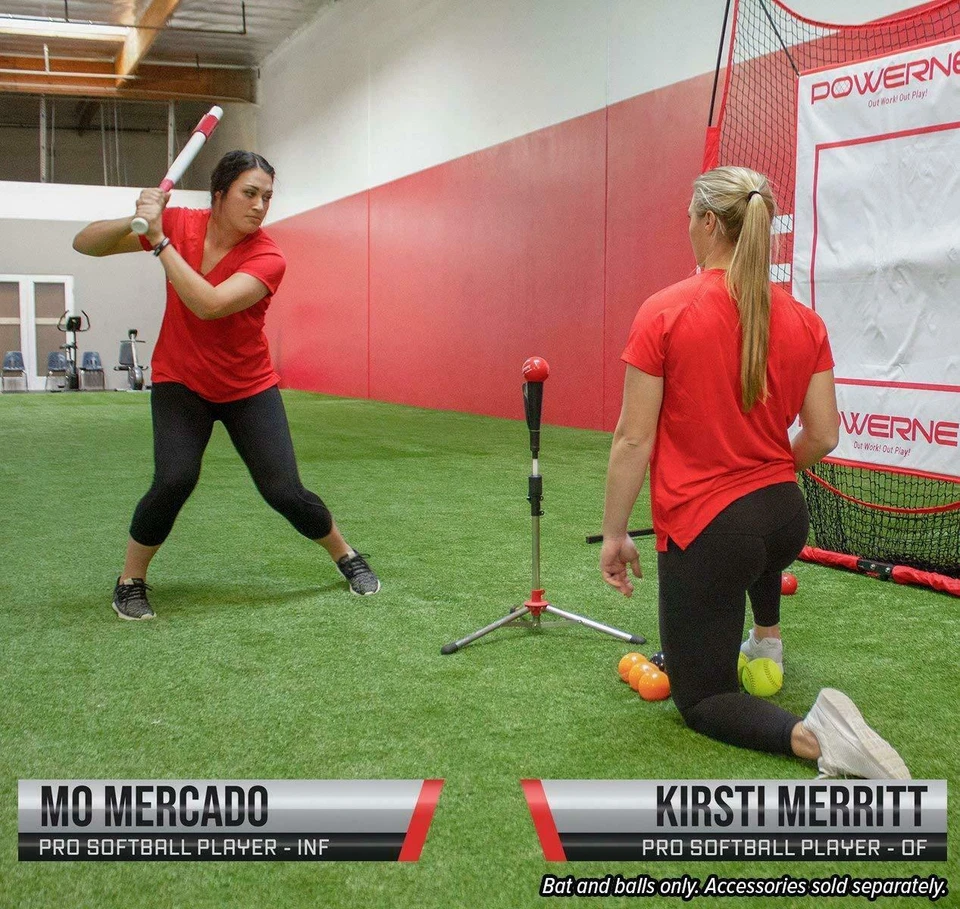 PowerNet Sweet Spot 34" Training Bat and 3.2" Progressive Weighted Ball (9 Pack) - Image 3 of 4