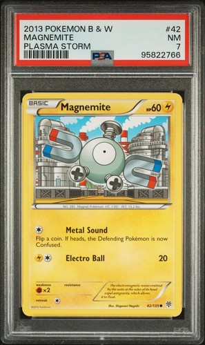 Magnemite graded PSA 7 for sale on eBay