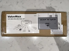 ValueMax 15PC Grill Accessories BBQ Tool Set Grill Kit Stainless Steel Grill Kit