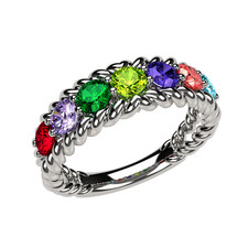 10K/14K Gold or Sterling Silver Rope Mothers ...
