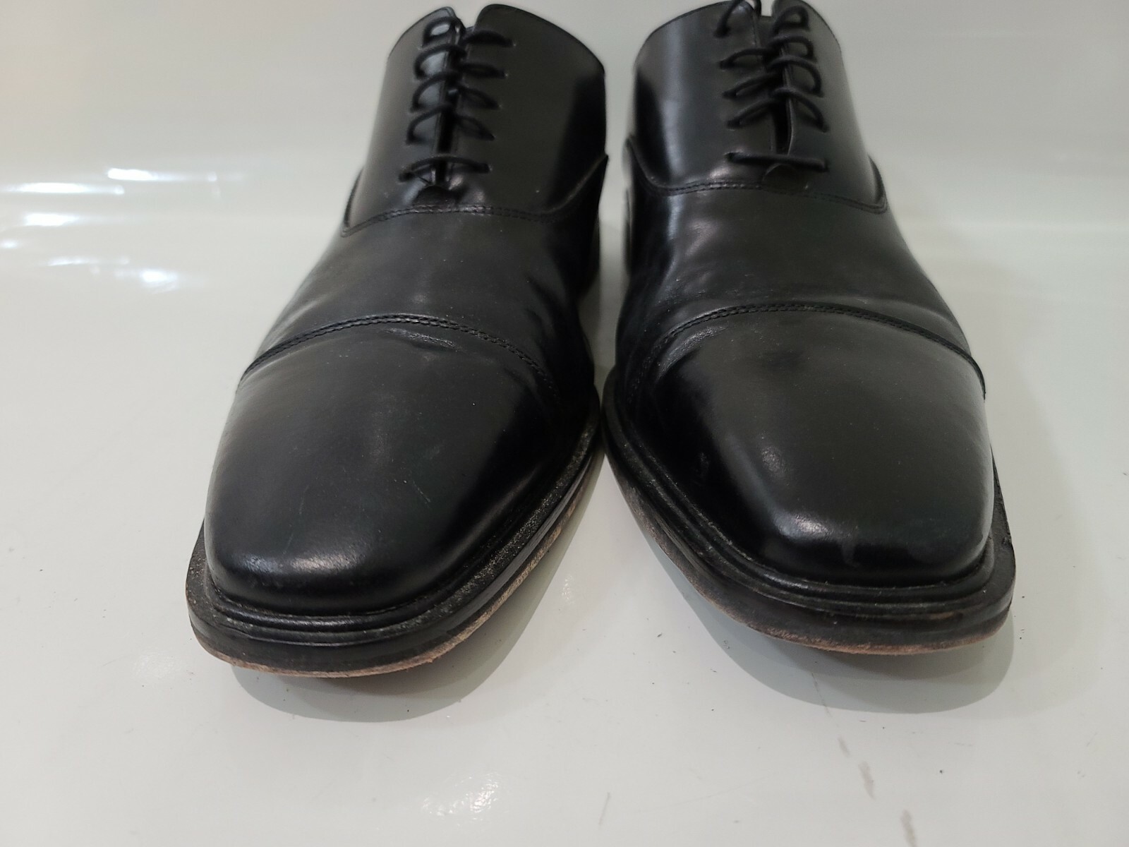 SAOLA Oxford casual Cole Haan da uomo taglia 11 5 in pelle nera pizzo NikeAir suola co3554