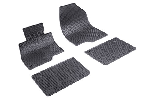 Tapis de Sol de Voiture pour Mazda 3 II 2008-2013 TPE Antidérapant Noir 4Pcs