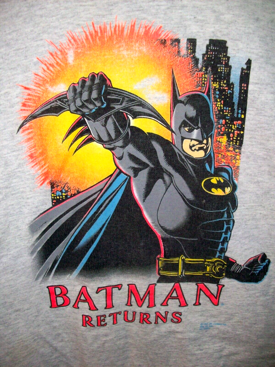 90s BATMAN RETURNS Tシャツ バットマン ビンテージ BATMAN RETURNS VINTAGE 1991 T-SHIRT SIZE LARGE | eBay