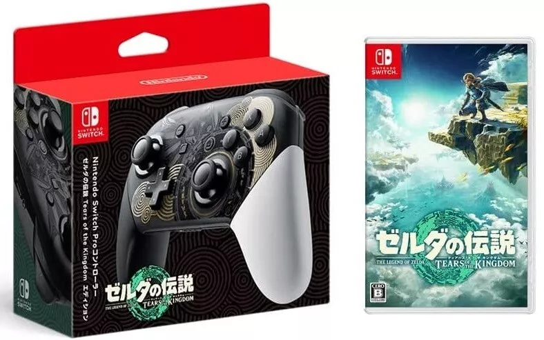 Nintendo Switch Pro Controller Legend Zelda Tears of the Kingdom