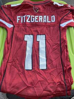 REEBOK On Field NFL ARIZONA CARDINALS Larry FITZGERALD JERSEY Vtg