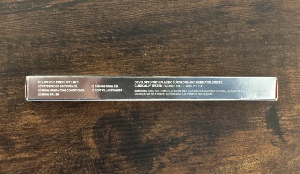 IT Cosmetics Brow Power Perfector 5 In 1 Waterproof Powder Gel Pencil GRAY .5g - Image 4 of 4