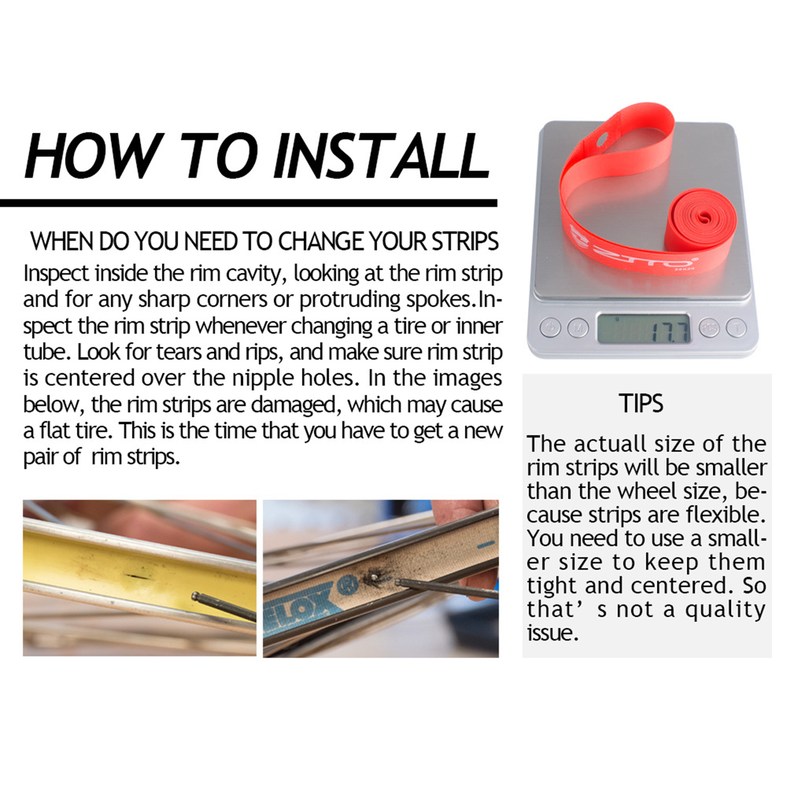 Nylon Bicycle Rim Tapes Road Bike Wheel Tape Strips For 26 27.5 29 Inch