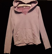 Frank Eileen Sweatshirt Hoodie XS Tee Lab Factory Pink Fade Distressed