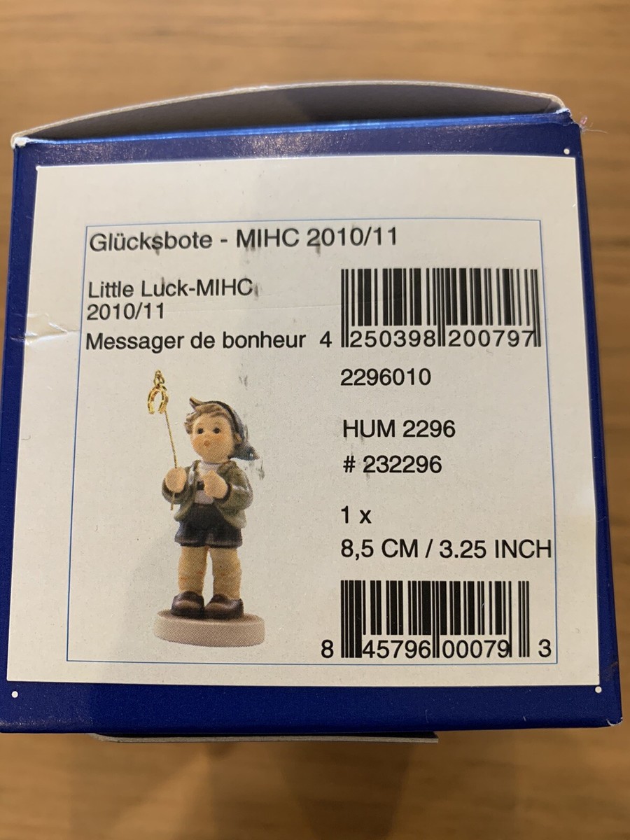 M I Hummel 2296- “Little Luck”- Goebel 2296010 Club M I Hummel 2296- “Little Luck”- Goebel 2296010 Club