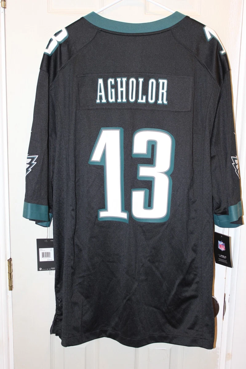 Nike Philadelphia Eagles No13 Nelson Agholor Silver Men's Stitched NFL Limited Inverted Legend 100th Season Jersey