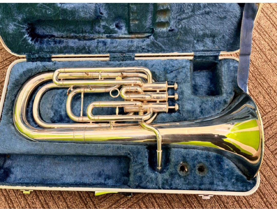 Yamaha YBH301S Baritone Horn silver w/ case ship from Japan eBay