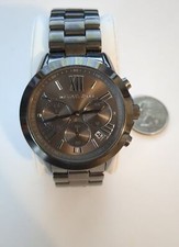 Michael Kors MK6303 Bradshaw Gunmetal Grey Chronograph Quartz Watch 42MM Michael Kors Bradshaw Chronograph Wristwatches for sale | eBay main image 3