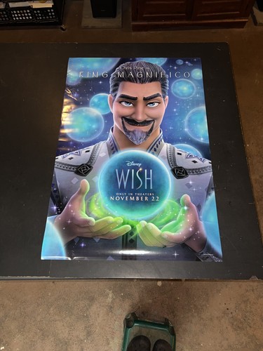 Disney WISH Original Double Sided Animated Movie Poster 27 x 40 (version three)