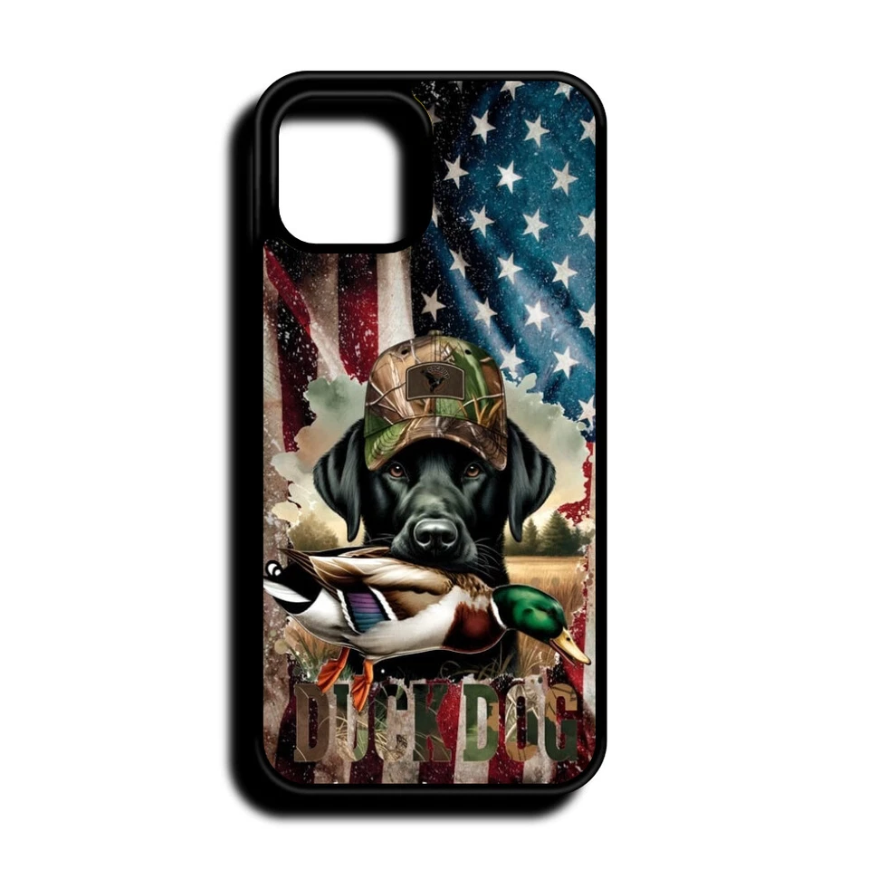 Teléfono Bandera Pato Caza Perro Lindo Hombre Niño Protector Duradero Foto 4 de 4