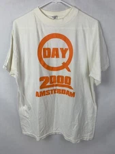 Vintage Amsterdam T Shirt 2000 Q Day Dutch Monarchy Free Market Single Stitch
