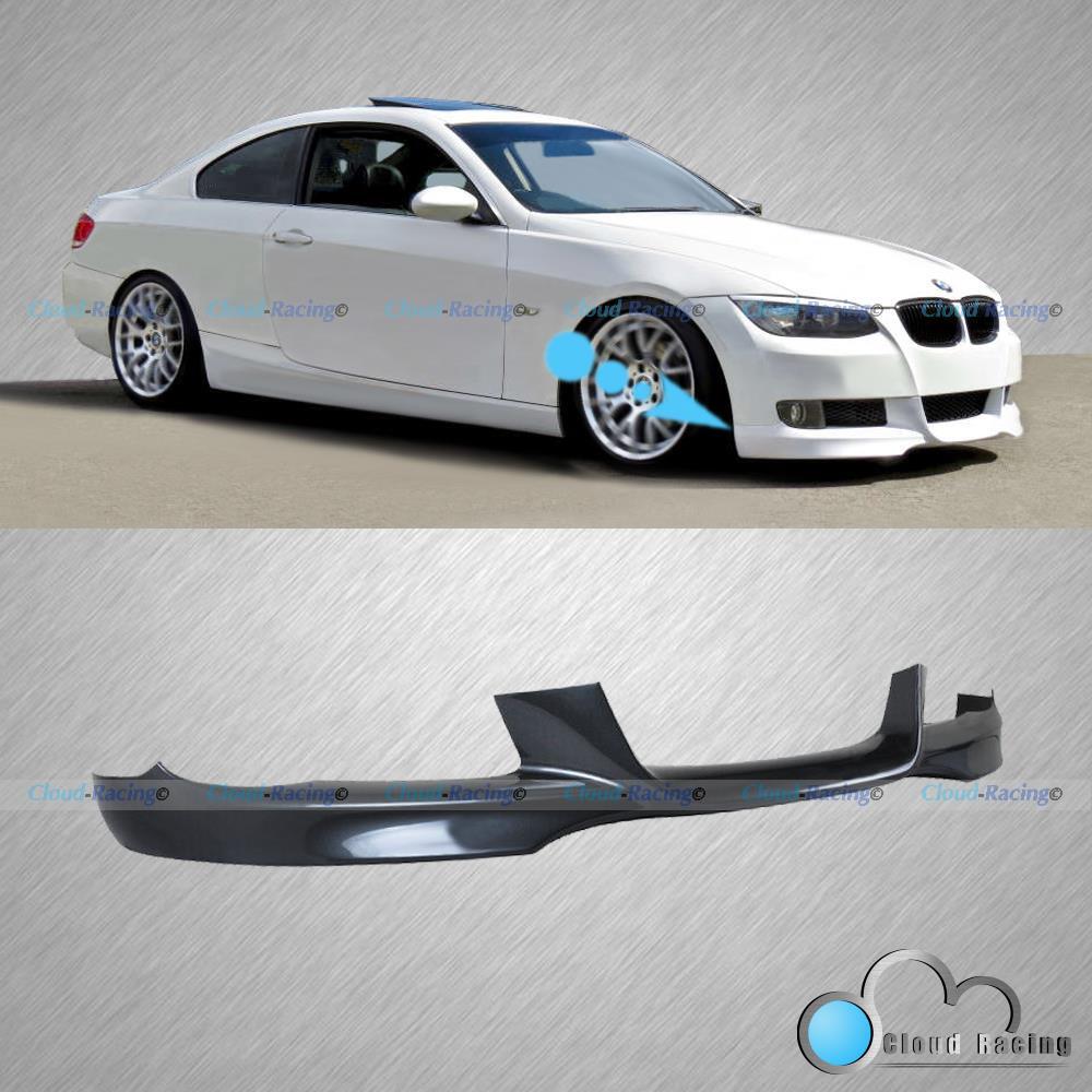 For 07-10 BMW 3 Series Coupe E92 E93 328 335 Front Bumper Spoiler 