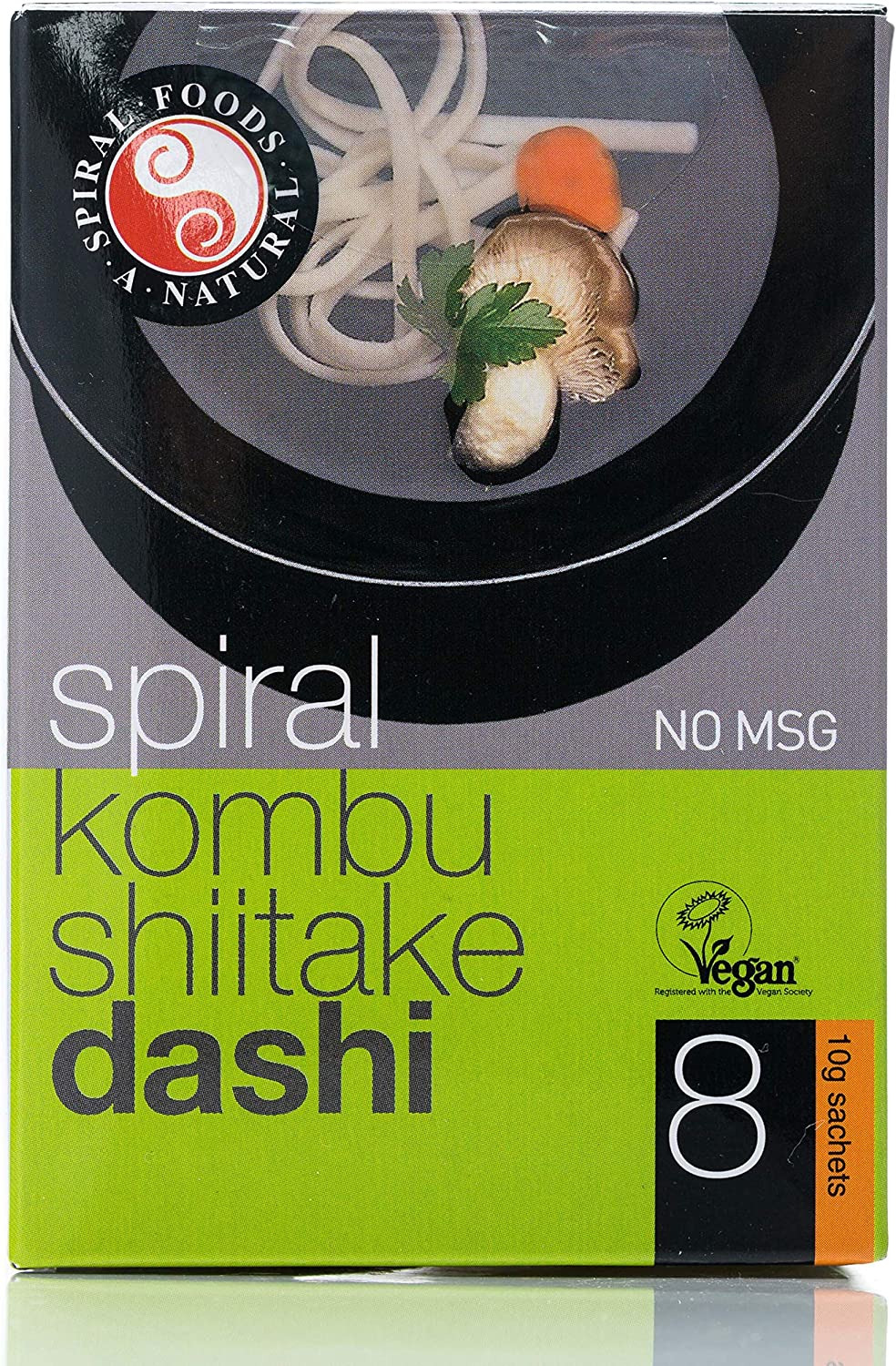 Spiral Foods Instant Kombu Shiitake Dashi Vegan Sachets 8 X 10 G