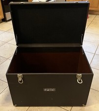 Rare Vtg Digital Equipment Corporation 23  x14  x16  Leather Case w/locks. No Key