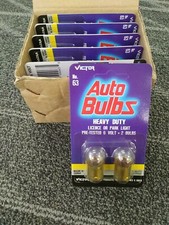 10 Two Pack Victor 63 6 Volt Auto Bulbs 20 Bulbs Total