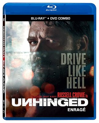 Unhinged (Blu-ray + DVD) 2020 Russell Crowe NEW